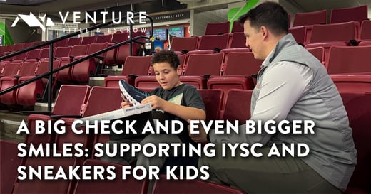 A Big Check and Even Bigger Smiles: Supporting IYSC and Sneakers for Kids