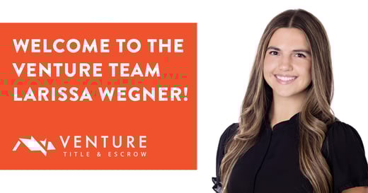 Welcome Larissa Wegner to the Venture Team!